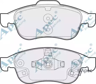 APEC BRAKING pad2090 -  Комплект тормозных колодок, дисковый тормоз